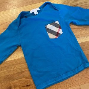 Boys Burberry Long Sleeve Shirt